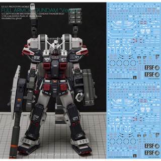 Yan สติกเกอร์สไลด์น้ํา 111 GHOST MG 1/100 FA-78 Ver.Ka Thunderbolt Fluorescent