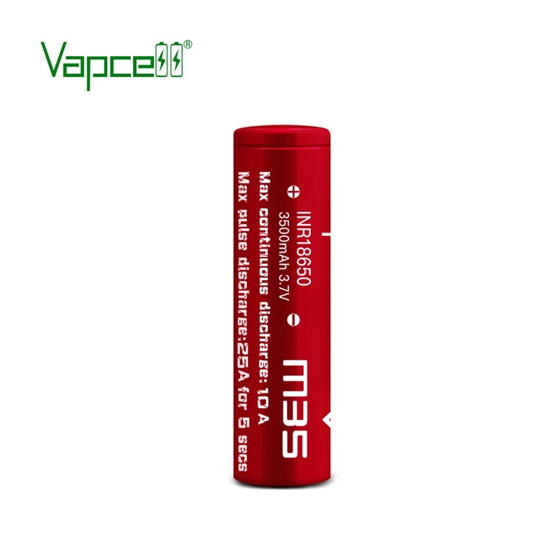 ถ่านชาร์จ Vapcell M35 18650 3.7V 3500 mAh ของแท้