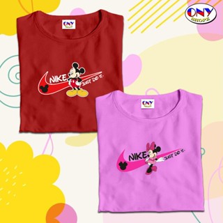 Tee เสื้อเชิ้ตคู่ใหม่ NIkke MICkKEY MoOUSE มาแรง 2021 การออกแบบเสื้อยืดพิมพ์ลาย UNISEX คุณภาพ qX,