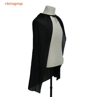 [risingmp] เสื้อคลุมยาว ลายแม่มด แวมไพร์ ปีศาจ น่ากลัว สีแดง สีดํา สําหรับแต่งกายฮาโลวีน