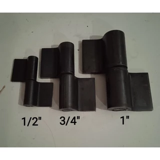 บานพับ รุ่น SS1260 ขนาด 1/2" ทำจากเหล็กเหนียวความหนา 3 มม. ยาว 6 ซม.