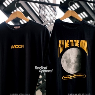 เสื้อยืดสําหรับผู้ชาย♤R.ME TO THE MOON AESTHETIC เสื้อยืดฮาราจูกุ HYPEBEAST เสื้อเชิ้ตขนาดใหญ่| (JV