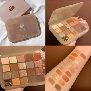 อายแชโดว์ 20 สี XIYUAN Chestnut Palette พาเหรดทาตา 20 สี โทนสีส้ม 1026