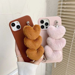 เคสโทรศัพท์มือถือ TPU นิ่ม ลายหัวใจ สีพื้น พร้อมสายคล้องมือ สําหรับ Samsung A50S A50 A30S A20 A30 A21S A22 A32 A71 A11 A51 A12 A52 A52S 5G A72 A10S Note 20