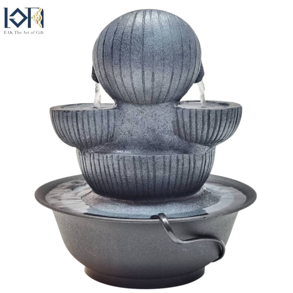 น้ำพุตั้งโต๊ะ รุ่นบ่อทอง8876 เสริมแก้ฮวงจุ้ย ตั้งวางบนโต๊ะทำงานตกแต่งบ้าน เป็นของขวัญมงคลได้ - รูปที่ 4