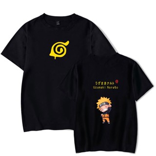 Naruto เสื้อผ้าคุณผู้หญิงและคุณผู้ชาย เสื้อทีเชิ๊ต เสื้อยืดคอกลมแฟชั่นunisex เสื้อแขนสั้นใส่ได้ทั้งผู้หญิงและชาย NT015A