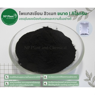 โพแทสเซียม ฮิวเมท แบบผง ฮิวมิค (Potassium Humate Power : Humic) ขนาด 1 กิโลกรัม