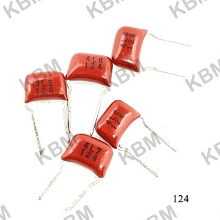 Capacitor (คาปาซิเตอร์)C124(0.12) 50V 630V