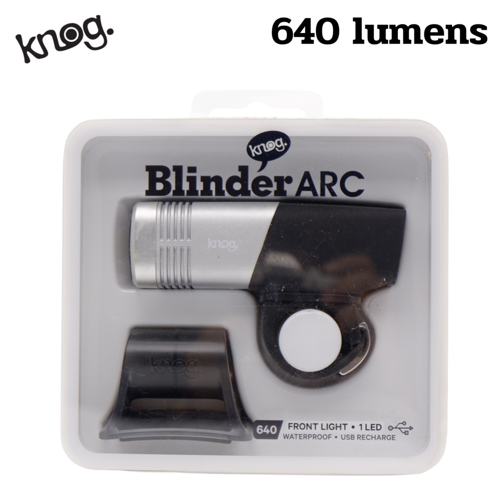ไฟหน้าจักรยาน KNOG BLINDER ARC 640 ติดหมวกได้ ลูเมนส์ TOP