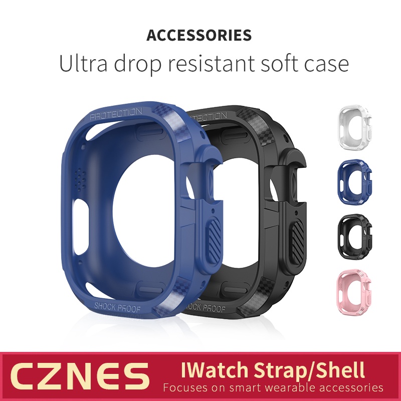49 มม. [Ultra2 Mechanical Soft Case] เคสกันกระแทก IWATCH Ultra Protective Case Ultra Case Frame Case