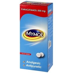 Mymol Paracetamol มายมอล พาราเซตามอล 500 mg./10แผง(กล่อง) | Shopee Thailand