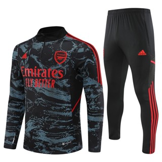 [พร้อมส่ง] 2022-23 Arsenal เสื้อวอร์มแขนยาว ลายพราง มีซิปครึ่งตัว คุณภาพสูง สําหรับฝึกซ้อมฟุตบอล A+++ 1:1