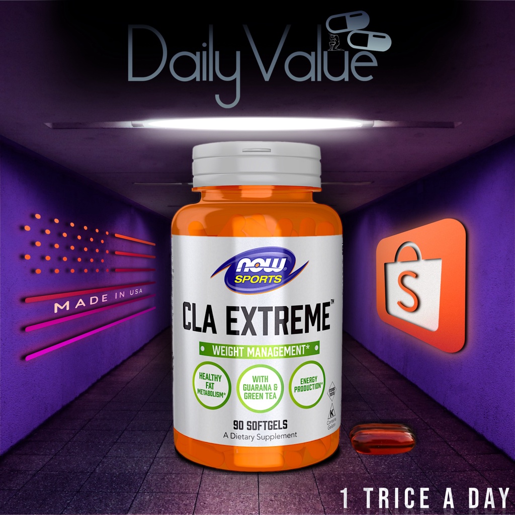 ซีแอลเอ เอ็กซ์ตรีม / CLA EXTREME / Conjugated Linoleic Acid w/ Chromium & Guarana by NOW FOODS
