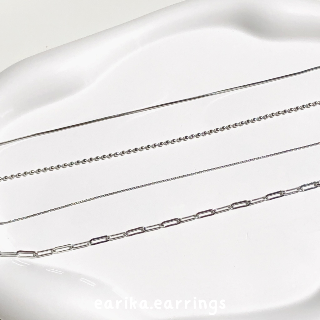 earika.earrings - daily bracelet สร้อยข้อมือเกลี้ยง 4 แบบ ปรับขนาดได้ เหมาะสำหรับคนแพ้ง่าย