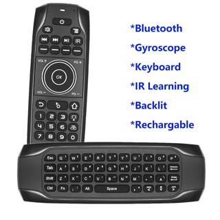 G7bts แอร์เมาส์ คีย์บอร์ด ไจโรสโคป ขนาดเล็ก ชาร์จได้ รีโมตคอนโทรล สําหรับกล่องทีวี Android PC