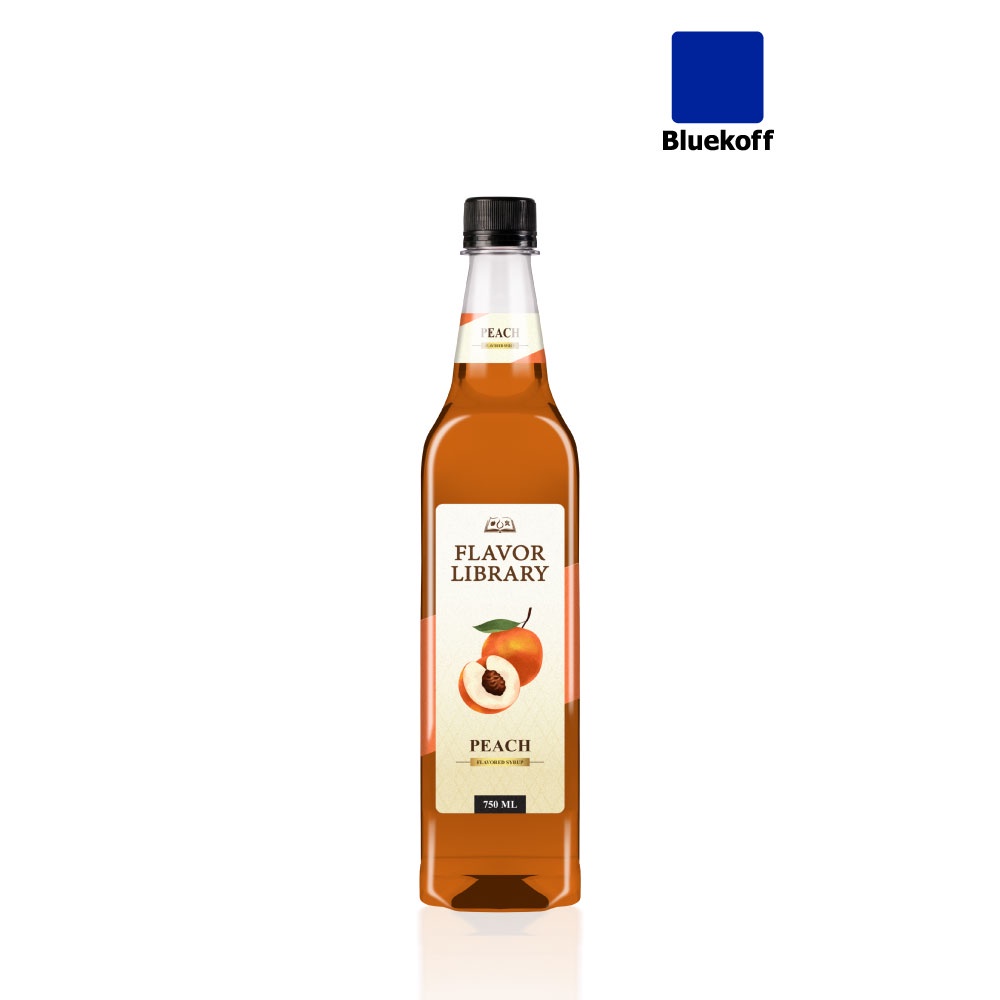 Bluekoff ไซรัป Flavor Library Peach 750 ml