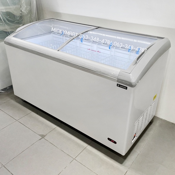ตู้แช่กระจกโค้ง ความจุ 420 ลิตร/14.84 คิว รุ่น SNC-0435 ยี่ห้อ SANDEN INTERCOOL