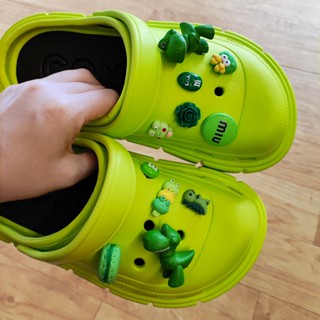 Croc Jibz Green Series ชุดปุ่มกดรองเท้า DIY