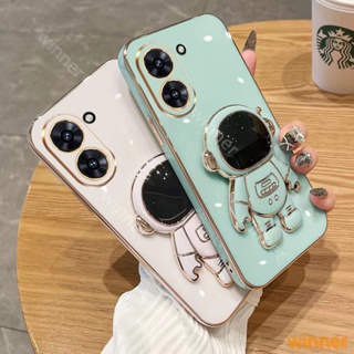 เคส Realme C33 Realme C30 C30S Realme C15 C12 Realme C31 Realme C21Y C25Y Realme C20 C11 2021 Realme C11 Realme C2 โทรศัพท์มือถือ ลายนักบินอวกาศ พร้อมขาตั้ง สําหรับ YHY