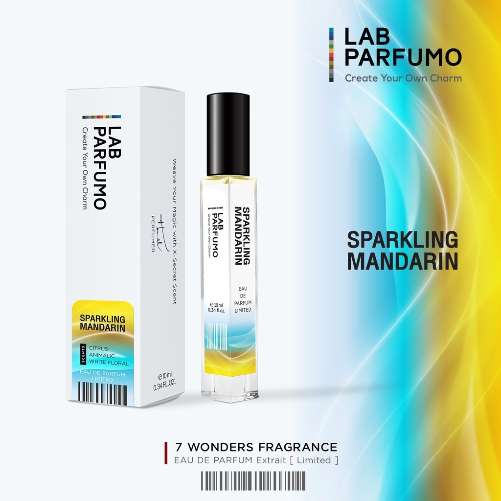 Sparkling Mandarin by LAB PARFUMO,  น้ำหอมกลิ่นส้มซิตรัส ให้ความสดชื่นที่สมบูรณ์แบบของส้มแมนดาริน ใครชอบกลิ่นส้มห้ามพลาด