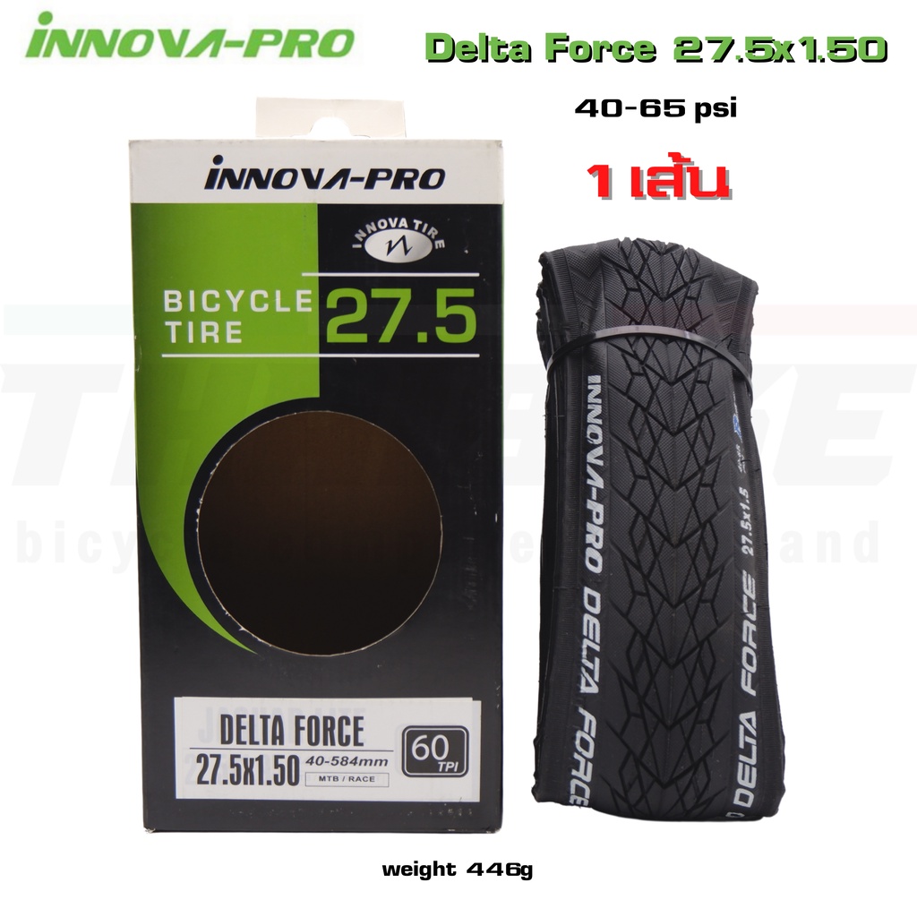 ยางนอกจักรยานขอบพับ Innova-PRO Delta Force 27.5x1.50
