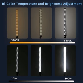 สตูดิโอ ไฟต่อเนื่ือง Lighting Kit 32" LED 216PCS 3200-5500K ปรับแสงได้อัตโนมัติ