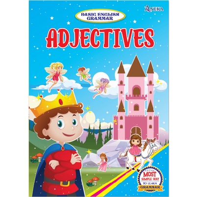 12 BOOK SET ENGLISH GRAMMAR STORY BOOKS SERIES ADJECTIVES MOST SIMPLE WAY & FUN TO LUKU INGGERIS