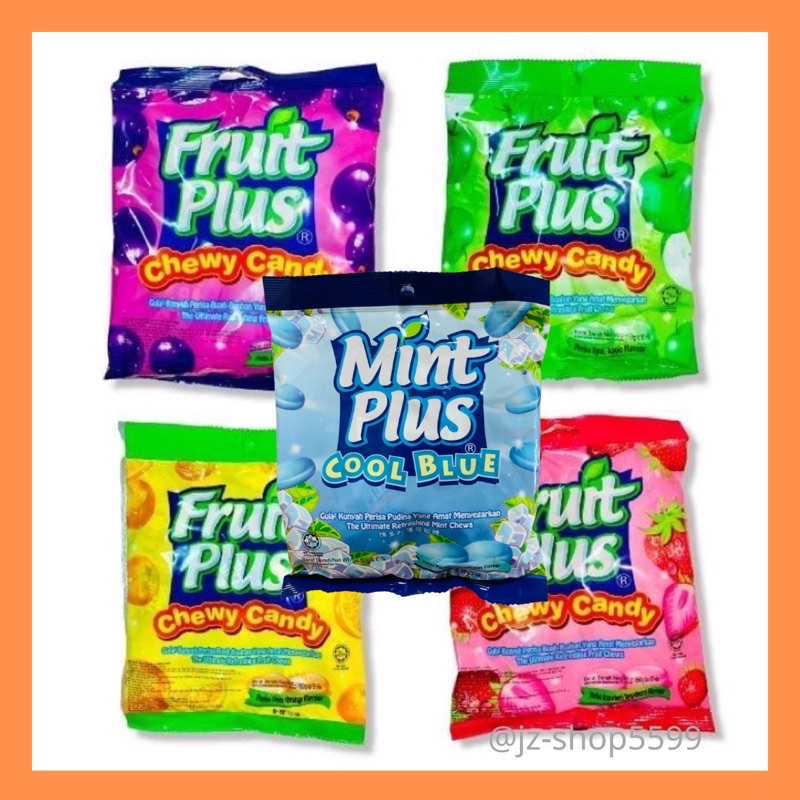 New ลูกอม Fruit Plus Candy ลูกอมรสผลไม้ มี 5รสชาติ