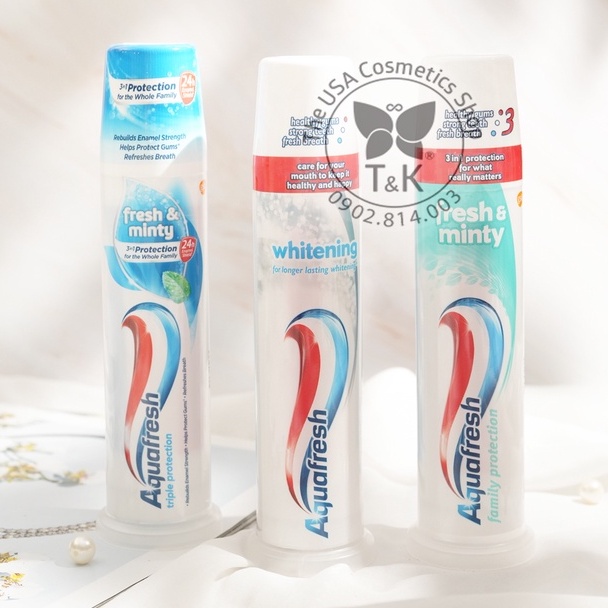 ยาสีฟัน Aquafresh Us Tube ( ประเภทต ่ างๆ )