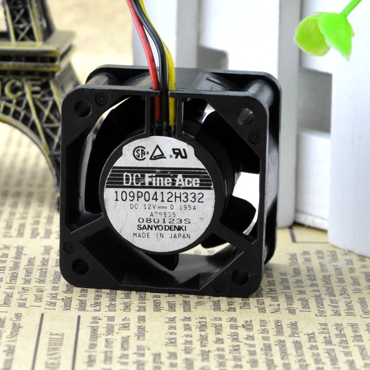 SZ 4028 12V0.195A 109P0412H332 BALL COOLING FAN SPEED DETECTION