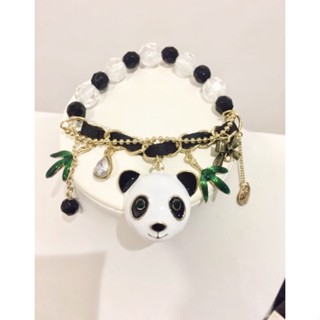 ข้อมือแพนด้า ลูกปัดอย่างดี