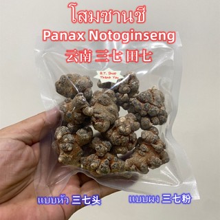 โสมซานชี ซานชิก Panax Notoginseng แบบหัว แบบผง 云南三七头 三七粉 云南田七