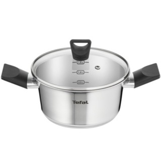 TEFAL หม้อสองหู ( E3084435) ขนาด 20 ซ.ม สีเงิน