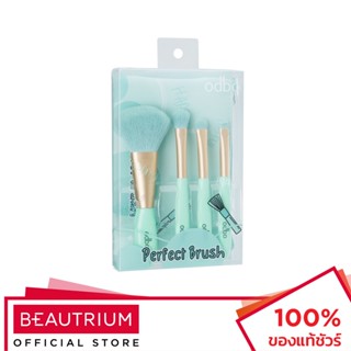 ODBO Perfect Brush Set OD844 01 Green แปรงแต่งหน้า 4pcs