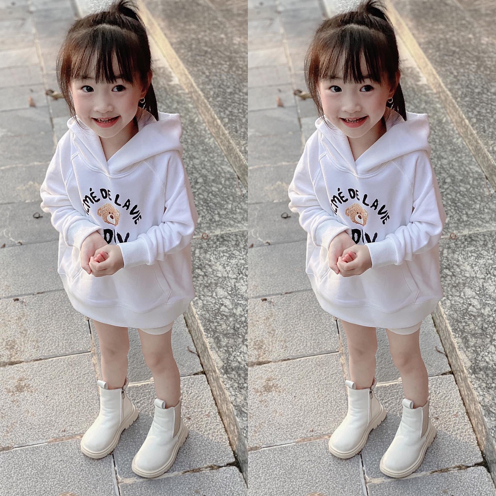 Adlv teddy baby hoodie, เสื ้ อสเวตเตอร ์ หมวก unisex, TP KIDs [M612 ]