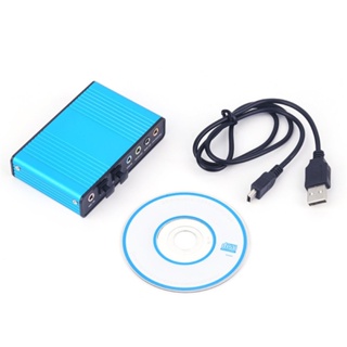 Professional External USB Sound Card Channel 5.1 Optical Audio Card Adapter Audio Driver for PC Computer Laptop EFPI