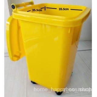 ถังขยะพลาสติก 60 ลิตร Wheelie bin ถังขยะมีล้อ ถังขยะสำหรับแยกขยะ