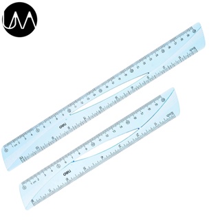 Deli รุ่น H10/H11 Ruler ไม้บรรทัดแฟนซี ยาว 20/30 เซนติเมตร