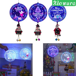 [Kloware] ใหม่คริสต์มาสไฟ Led พร้อมเพลง สายไฟหิ่งห้อย LED รูปคริสต์มาส สําหรับแขวนตกแต่งห้องนอน ตกแต่งงานปาร์ตี้ไฟกลางคืนของขวัญคริสต์มาส