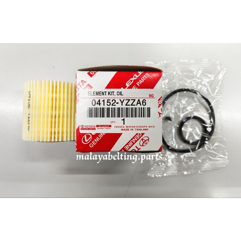 กรองน้ํามันเครื่อง TOYOTA ( 04152-YZZA6 )WISH / VOXY ZGE20 / ALTIS 2009- / HARRIER ZSU60 / CT200H=/ 