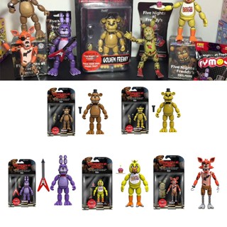 Game Funko Five Nights At Freddy’s FNAF Golden Freddy Foxy The Pirate Articulated Action Figure Fans Collection