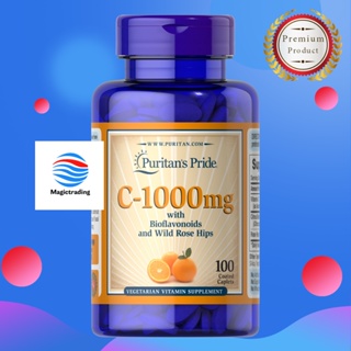 Puritans Pride Vitamin C-1000 mg with Bioflavonoids &amp; Rose Hips / 100 Caplets