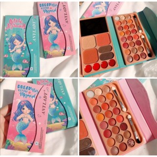 8636G ANYLADY Little Mermaid Eyeshadow Palette พาเลทแต่งหน้านางเงือก