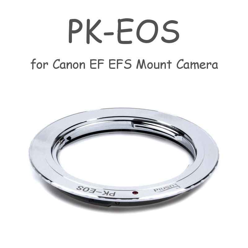 Lens Mount Adapter PKEOS Pentax PK Lens to Canon EOS EF EFS Camera
