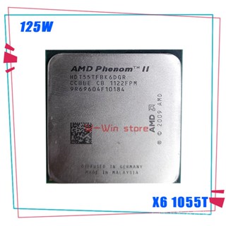 ซ็อกเก็ตโปรเซสเซอร์ CPU Amd Phenom II X6 1055T 1055 2.8G 125W HDT55TFBK6DGR AM3