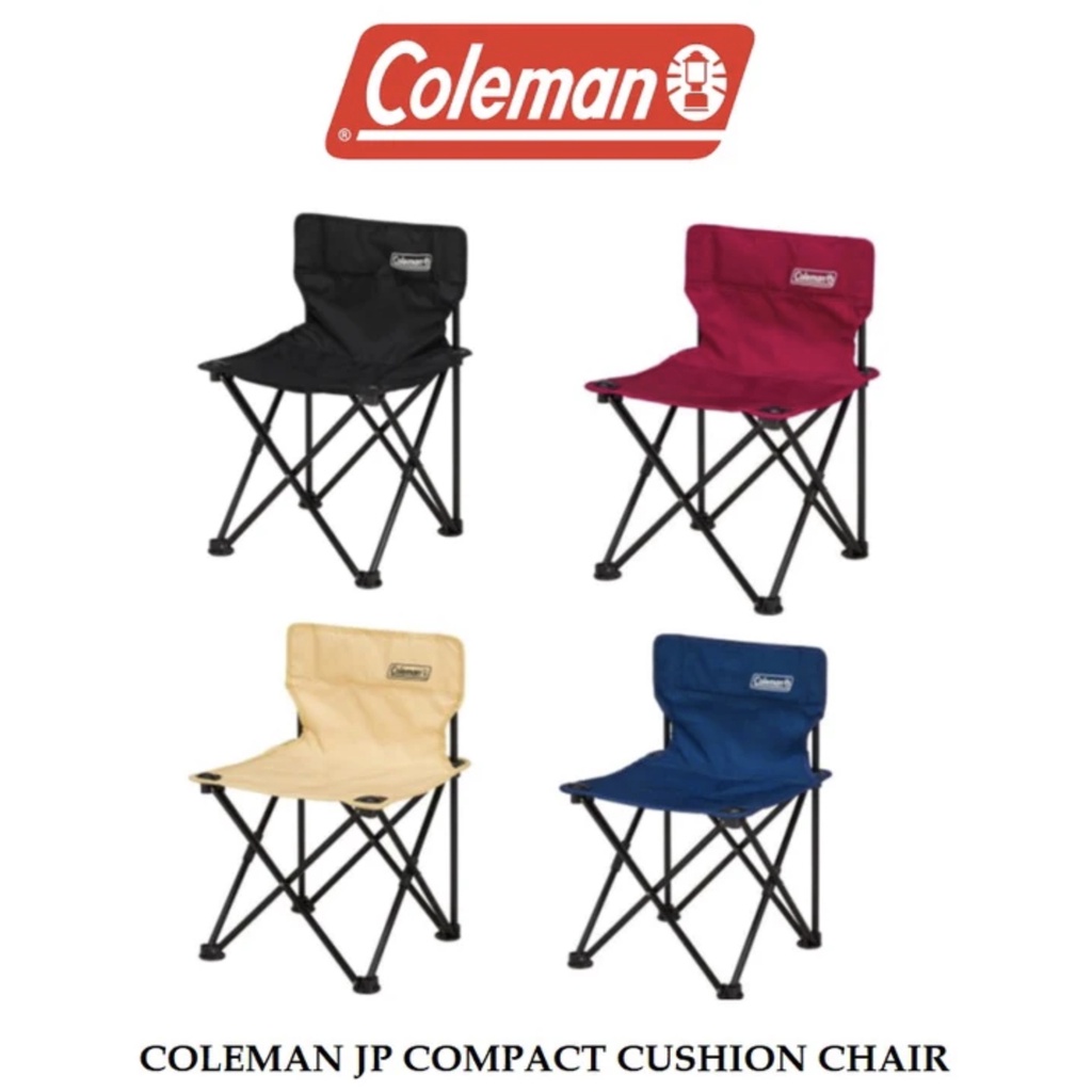 Coleman JP Compact Cushion Chair เก้าอี้ ขนาดเล็ก พกพาง่าย น้ำหนักเบา by Jeep Camping