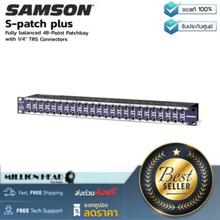 Samson : S-patch plus by Millionhead(Fully balanced 48-Point Patchbay with 1/4" TRS Connectors)