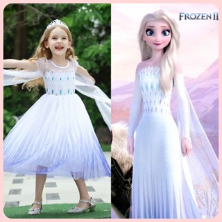 พร้อมส่ง❄️ชุดเอลซ่าเด็ก Frozen 2 ชุดเจ้าหญิง คอสเพลย์เด็ก ชุดเจ้าหญิงหิมะเด็กที่ใน