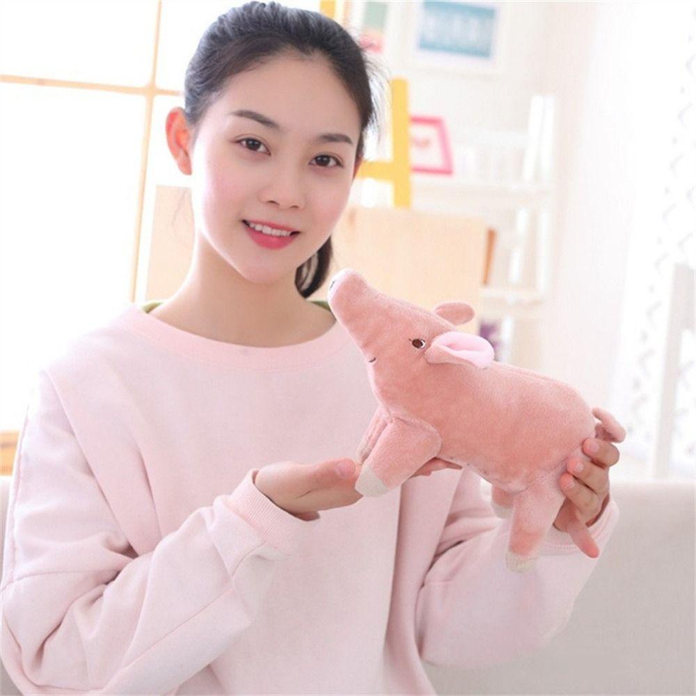 Hilario หมอนตุ๊กตาหมู ผ้ากํามะหยี่ขนนิ่ม ขนาด 25 ซม. 35 ซม. 45 ซม. 60 ซม. สําหรับเด็กผู้หญิง - รูปที่ 6