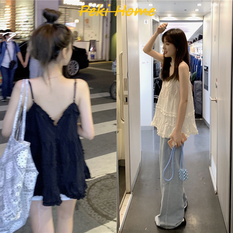 เสื้อสายเดี่ยวสตรีท เสื้อสายเดี่ยวแขนกุด